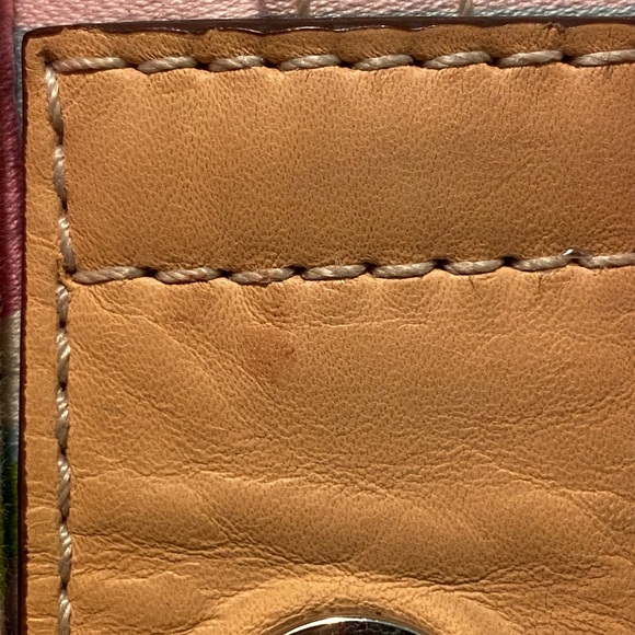 Coach Pink striped Coach Purse - Picture 4 of 7